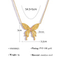 Fashionable Minimalist Versatile 3D Butterfly Necklace