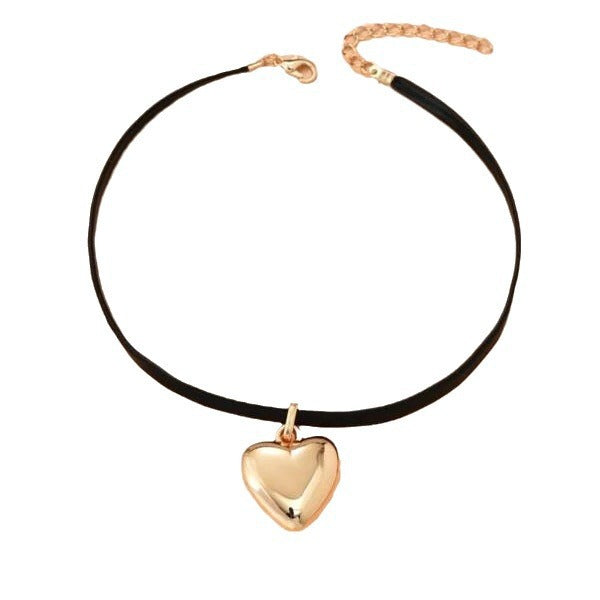 Women's Creative Simple Heart Pendant All-Match Necklace