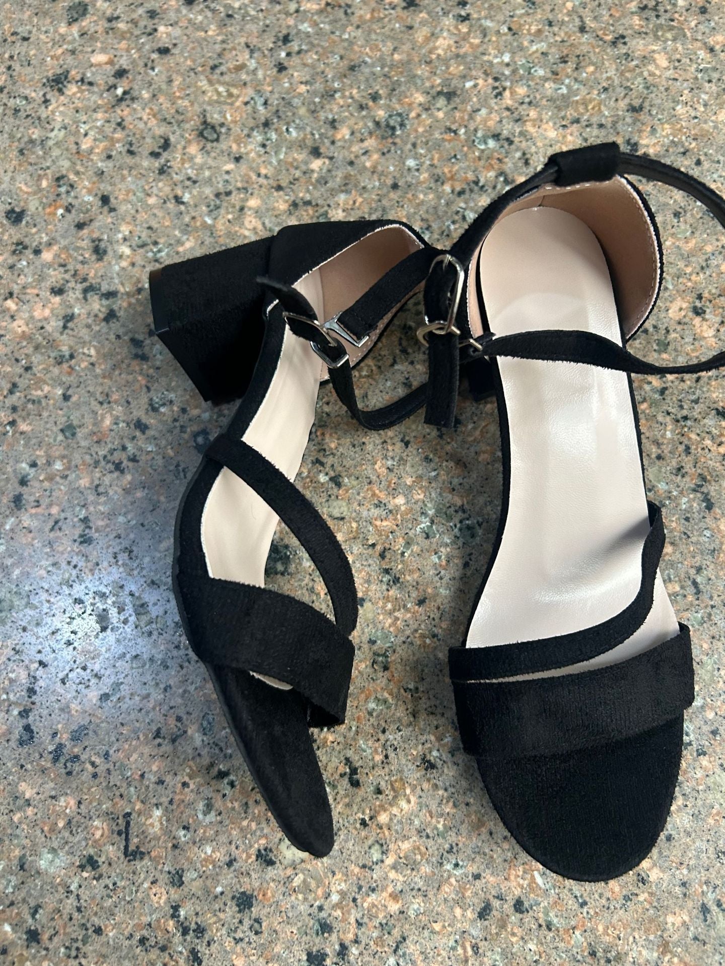 Versatile Fashionable Womens Shoes Suede Block-heel High Heels