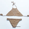 Europe explosion hook hand woven suit sexy bikinis beach bikinis bra swim suit
