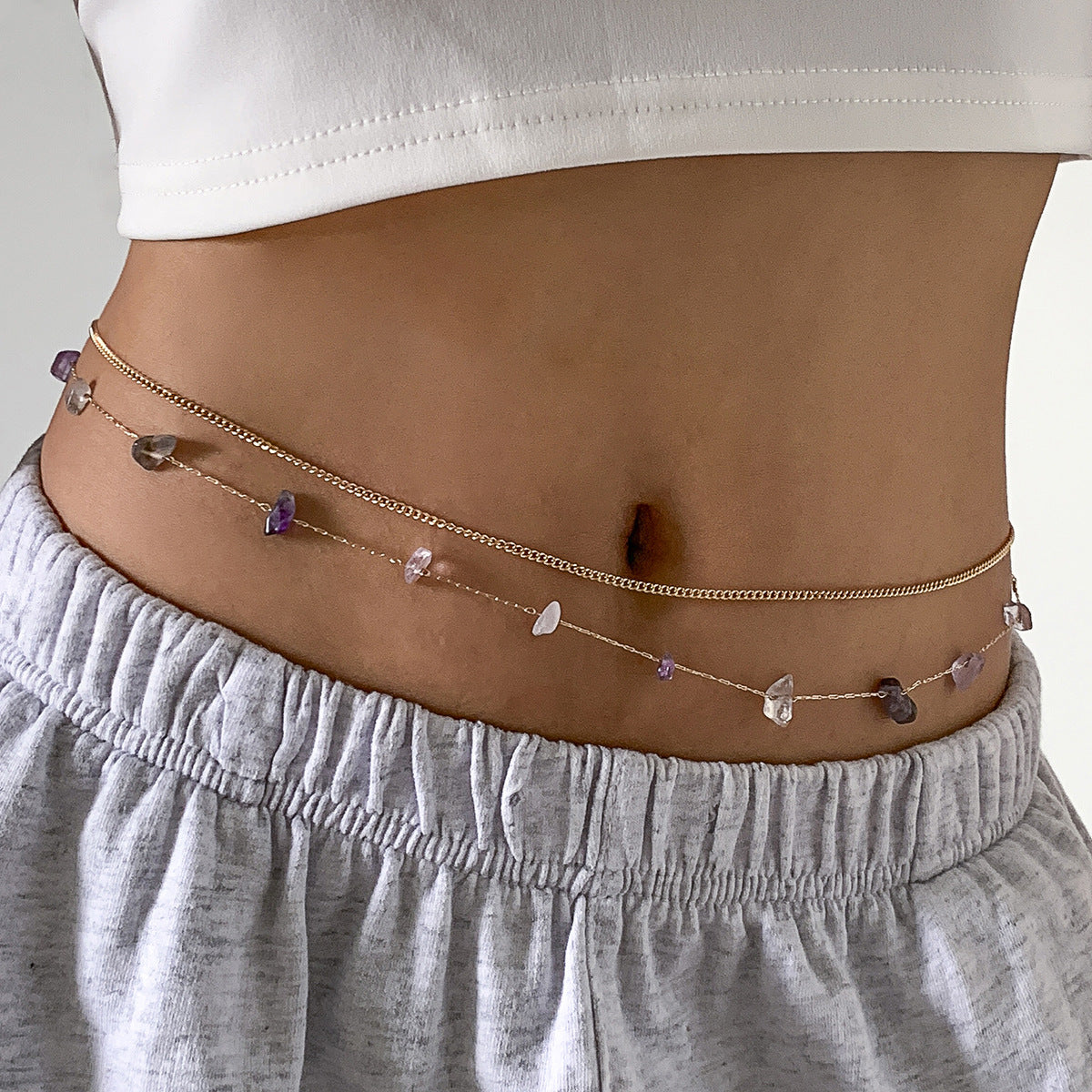 Trendy Thin Chain Suit Body Chain