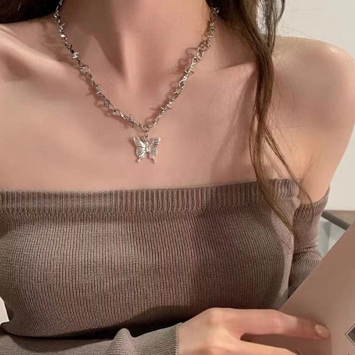 Women's Fashion Retro Personality Girls Cool Tide Collarbone Chain