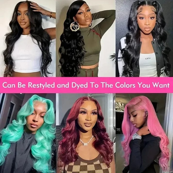 30 40 Inch Body Wave Glueless Wig Human Hair Ready To Wear 13x6 Hd Transparent Lace Frontal Wig 7x6 Pre Cut 100% Human Hair Wigs